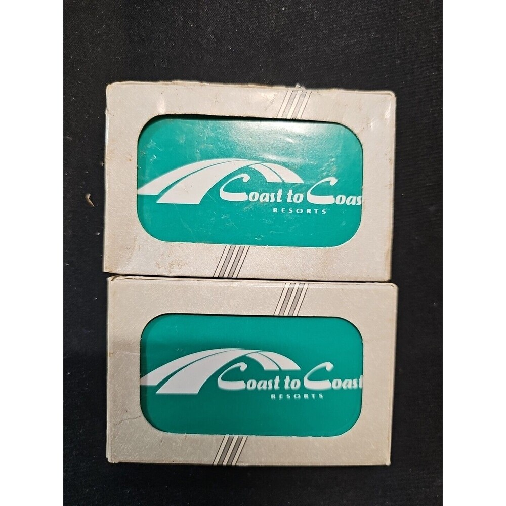 Vintage Coast To Coast Resort Playing Cards Brand New Sealed Lot of 2